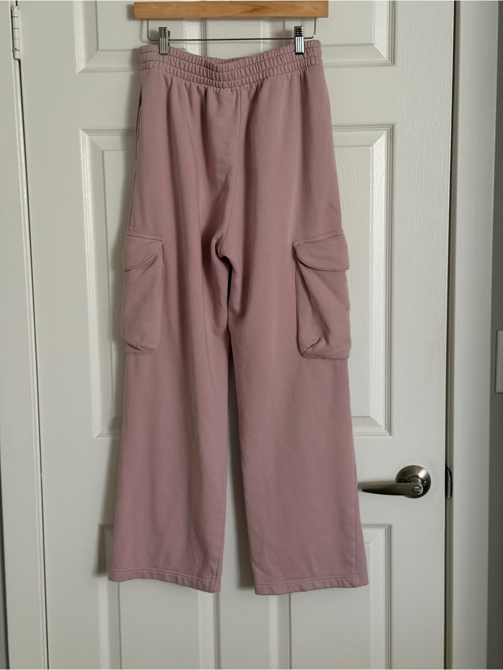 Scoop | Mineral Washed Wide Leg Cargo Sweatpants - Picture 3 of 4